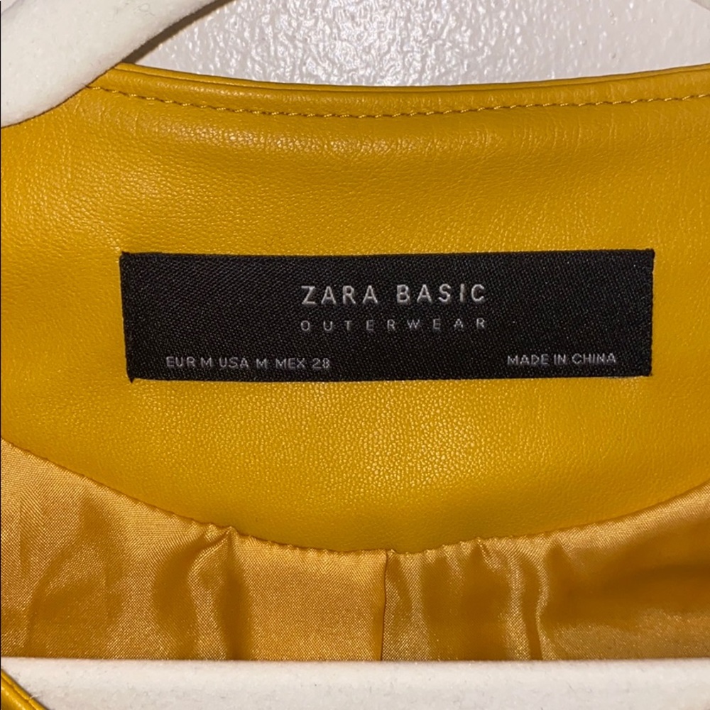 Zara Mustard Ruffle Jacket - Picture 3 of 3